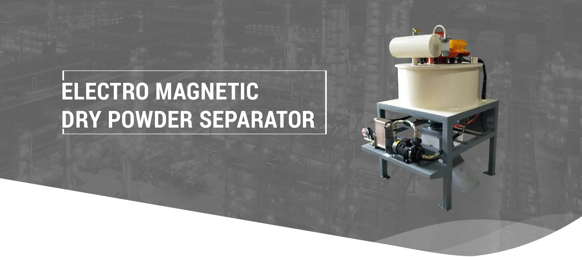 electro magnetic dry powder separator