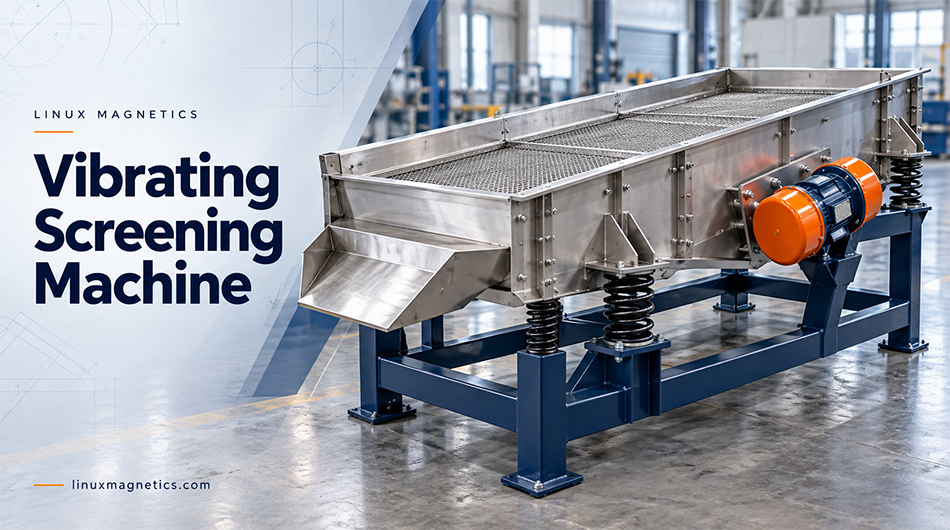 Magnetic Separator & Vibrating Screening Machine Manufacturer in Agra - Linux Magnetics