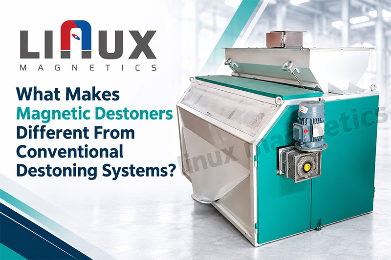 What Makes Magnetic Destoners Different From Conventional Destoning Systems?